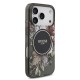 Husa Guess IML Flowers Strap MagSafe pentru iPhone 17 Pro, Neagra (Bakr, GUHMP17LHFWBRCESK) by www.silkase.ro