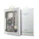 Husa Guess IML Flowers Strap MagSafe pentru iPhone 17 Pro, Neagra (Bakr, GUHMP17LHFWBRCESK) by www.silkase.ro
