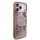 Husa Guess IML Flowers Strap MagSafe pentru iPhone 17 Pro Max, Roz (Bakr, GUHMP17XHFWBRCESP) by www.silkase.ro