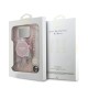 Husa Guess IML Flowers Strap MagSafe pentru iPhone 17 Pro Max, Roz (Bakr, GUHMP17XHFWBRCESP) by www.silkase.ro