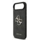 Husa Guess PU 4G Metal Logo Strap pentru iPhone Air, Neagra (Bakr, GUHCP17MP4GMGSK) by www.silkase.ro