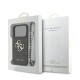 Husa Guess PU 4G Metal Logo Strap pentru iPhone 17 Pro, Neagra (Bakr, GUHCP17LP4GMGSK) by www.silkase.ro