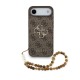 Husa Guess PU 4G Metal Logo Strap pentru iPhone Air, Maro (Bakr, GUHCP17MP4GMGSW) by www.silkase.ro