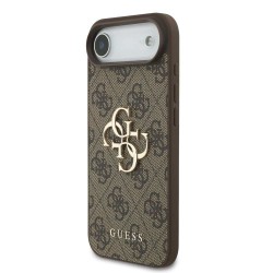 Husa Guess PU 4G Metal Logo Strap pentru iPhone Air, Maro Husa Guess PU 4G Metal Logo Strap pentru iPhone Air, Maro