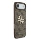 Husa Guess PU 4G Metal Logo Strap pentru iPhone Air, Maro (Bakr, GUHCP17MP4GMGSW) by www.silkase.ro