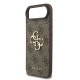 Husa Guess PU 4G Metal Logo Strap pentru iPhone Air, Maro (Bakr, GUHCP17MP4GMGSW) by www.silkase.ro