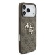 Husa Guess PU 4G Metal Logo Strap pentru iPhone 17 Pro Max, Maro (Bakr, GUHCP17XP4GMGSW) by www.silkase.ro