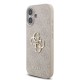 Husa Guess PU 4G Metal Logo Strap pentru iPhone 17, Roz (Bakr, GUHCP17SP4GMGSP) by www.silkase.ro