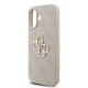 Husa Guess PU 4G Metal Logo Strap pentru iPhone 17, Roz (Bakr, GUHCP17SP4GMGSP) by www.silkase.ro