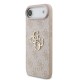 Husa Guess PU 4G Metal Logo Strap pentru iPhone Air, Roz (Bakr, GUHCP17MP4GMGSP) by www.silkase.ro