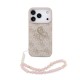 Husa Guess PU 4G Metal Logo Strap pentru iPhone 17 Pro, Roz (Bakr, GUHCP17LP4GMGSP) by www.silkase.ro