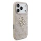 Husa Guess PU 4G Metal Logo Strap pentru iPhone 17 Pro, Roz (Bakr, GUHCP17LP4GMGSP) by www.silkase.ro