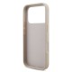 Husa Guess PU 4G Metal Logo Strap pentru iPhone 17 Pro, Roz (Bakr, GUHCP17LP4GMGSP) by www.silkase.ro