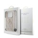 Husa Guess PU 4G Metal Logo Strap pentru iPhone 17 Pro, Roz (Bakr, GUHCP17LP4GMGSP) by www.silkase.ro