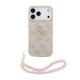 Husa Guess PU 4G Metal Logo Strap pentru iPhone 17 Pro Max, Roz (Bakr, GUHCP17XP4GMGSP) by www.silkase.ro