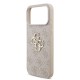 Husa Guess PU 4G Metal Logo Strap pentru iPhone 17 Pro Max, Roz (Bakr, GUHCP17XP4GMGSP) by www.silkase.ro