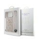 Husa Guess PU 4G Metal Logo Strap pentru iPhone 17 Pro Max, Roz (Bakr, GUHCP17XP4GMGSP) by www.silkase.ro