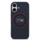 Husa Red Bull Silicone Red Ring MagSafe pentru iPhone 17, Bleumarin (Bakr, RBHMP17S24SIILVR) by www.silkase.ro