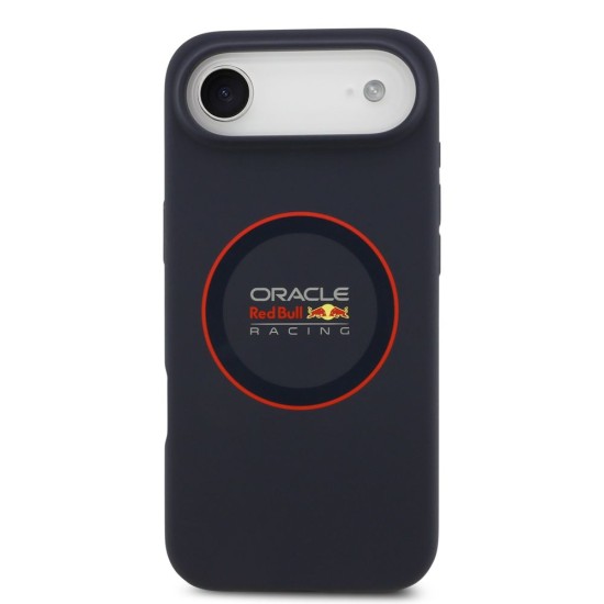 Husa Red Bull Silicone Red Ring MagSafe pentru iPhone Air, Bleumarin (Bakr, RBHMP17M24SIILVR) by www.silkase.ro