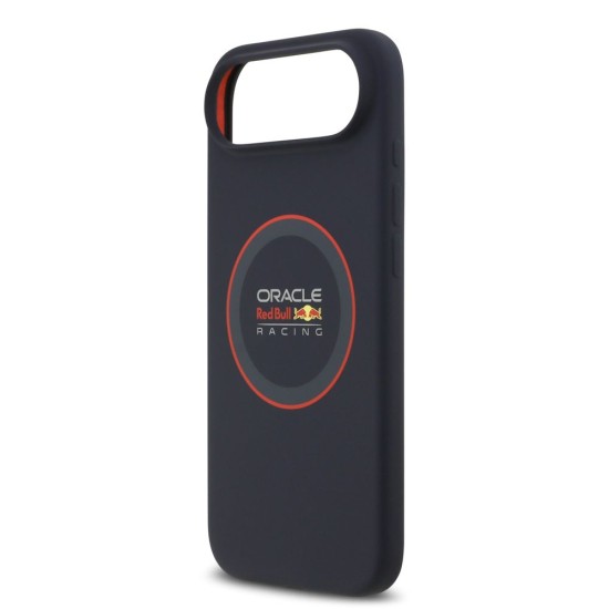 Husa Red Bull Silicone Red Ring MagSafe pentru iPhone Air, Bleumarin (Bakr, RBHMP17M24SIILVR) by www.silkase.ro