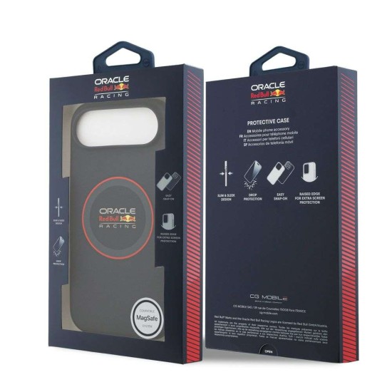 Husa Red Bull Silicone Red Ring MagSafe pentru iPhone Air, Bleumarin (Bakr, RBHMP17M24SIILVR) by www.silkase.ro