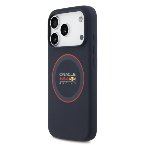 Husa Red Bull Silicone Red Ring MagSafe pentru iPhone 17 Pro, Bleumarin Husa Red Bull Silicone Red Ring MagSafe pentru iPhone 17 Pro, Bleumarin (Bakr, RBHMP17L24SIILVR) by www.silkase.ro
