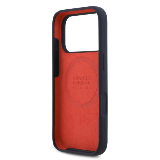 Husa Red Bull Silicone Red Ring MagSafe pentru iPhone 17 Pro, Bleumarin Husa Red Bull Silicone Red Ring MagSafe pentru iPhone 17 Pro, Bleumarin (Bakr, RBHMP17L24SIILVR) by www.silkase.ro