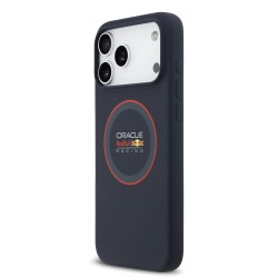 Husa Red Bull Silicone Red Ring MagSafe pentru iPhone 17 Pro Max, Bleumarin Husa Red Bull Silicone Red Ring MagSafe pentru iPhone 17 Pro Max, Bleumarin