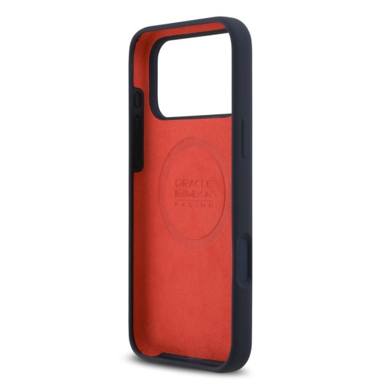 Husa Red Bull Silicone Red Ring MagSafe pentru iPhone 17 Pro Max, Bleumarin Husa Red Bull Silicone Red Ring MagSafe pentru iPhone 17 Pro Max, Bleumarin (Bakr, RBHMP17X24SIILVR) by www.silkase.ro