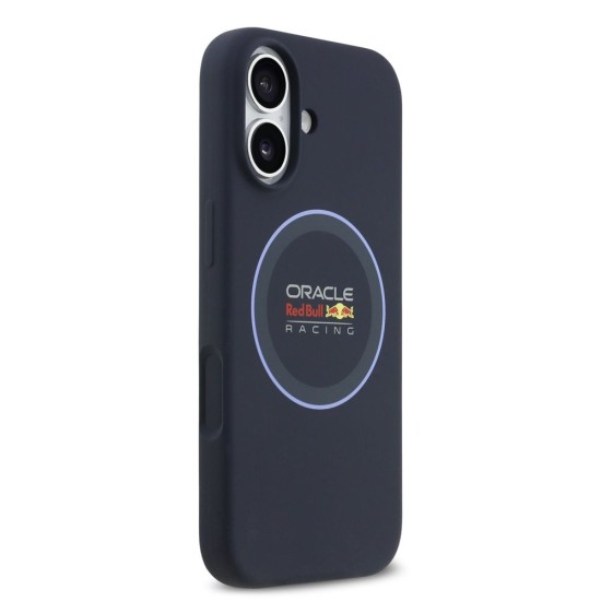 Husa Red Bull Silicone Blue Ring MagSafe pentru iPhone 17, Bleumarin Husa Red Bull Silicone Blue Ring MagSafe pentru iPhone 17, Bleumarin (Bakr, RBHMP17S24SIILVB) by www.silkase.ro