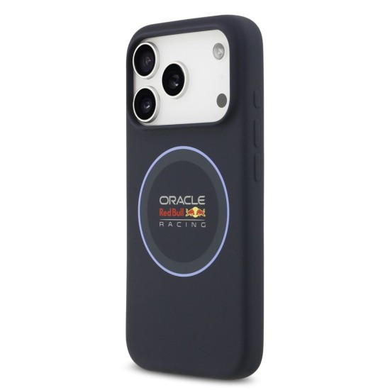 Husa Red Bull Silicone Blue Ring MagSafe pentru iPhone 17 Pro, Bleumarin Husa Red Bull Silicone Blue Ring MagSafe pentru iPhone 17 Pro, Bleumarin (Bakr, RBHMP17L24SIILVB) by www.silkase.ro