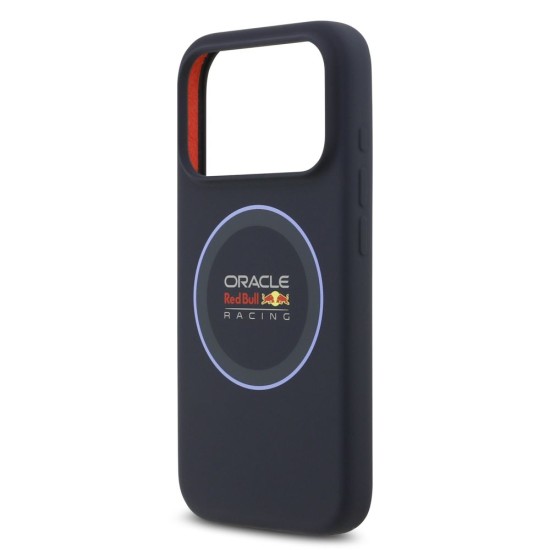 Husa Red Bull Silicone Blue Ring MagSafe pentru iPhone 17 Pro, Bleumarin Husa Red Bull Silicone Blue Ring MagSafe pentru iPhone 17 Pro, Bleumarin (Bakr, RBHMP17L24SIILVB) by www.silkase.ro
