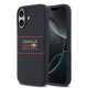 Husa Red Bull Silicone Horizontal Logo MagSafe pentru iPhone 17, Bleumarin (Bakr, RBHMP17S24SIHSRV) by www.silkase.ro