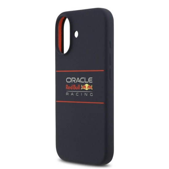 Husa Red Bull Silicone Horizontal Logo MagSafe pentru iPhone 17, Bleumarin (Bakr, RBHMP17S24SIHSRV) by www.silkase.ro