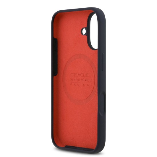 Husa Red Bull Silicone Horizontal Logo MagSafe pentru iPhone 17, Bleumarin (Bakr, RBHMP17S24SIHSRV) by www.silkase.ro