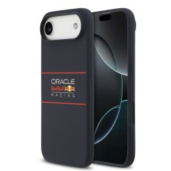 Husa Red Bull Silicone Horizontal Logo MagSafe pentru iPhone Air, Bleumarin