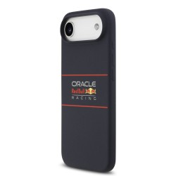 Husa Red Bull Silicone Horizontal Logo MagSafe pentru iPhone Air, Bleumarin