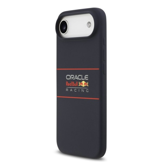 Husa Red Bull Silicone Horizontal Logo MagSafe pentru iPhone Air, Bleumarin (Bakr, RBHMP17M24SIHSRV) by www.silkase.ro