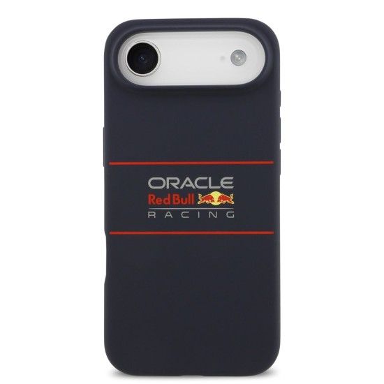 Husa Red Bull Silicone Horizontal Logo MagSafe pentru iPhone Air, Bleumarin (Bakr, RBHMP17M24SIHSRV) by www.silkase.ro