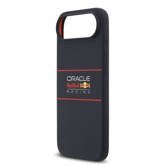 Husa Red Bull Silicone Horizontal Logo MagSafe pentru iPhone Air, Bleumarin (Bakr, RBHMP17M24SIHSRV) by www.silkase.ro
