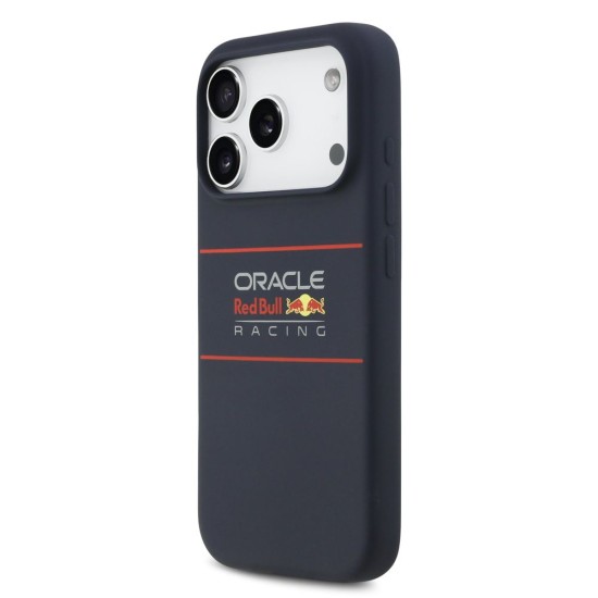 Husa Red Bull Silicone Horizontal Logo MagSafe pentru iPhone 17 Pro Max, Bleumarin (Bakr, RBHMP17X24SIHSRV) by www.silkase.ro