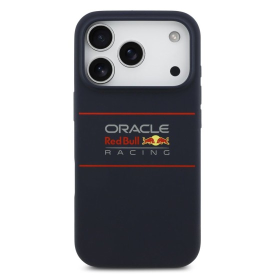 Husa Red Bull Silicone Horizontal Logo MagSafe pentru iPhone 17 Pro Max, Bleumarin (Bakr, RBHMP17X24SIHSRV) by www.silkase.ro