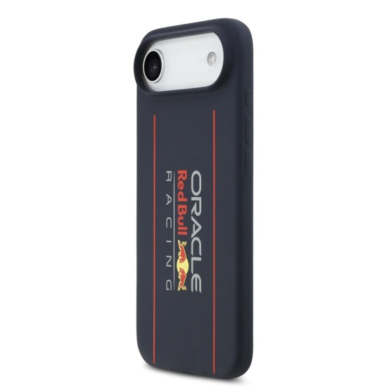 Husa Red Bull Silicone Vertical Logo MagSafe pentru iPhone Air, Bleumarin Husa Red Bull Silicone Vertical Logo MagSafe pentru iPhone Air, Bleumarin (Bakr, RBHMP17M24SIOLRV) by www.silkase.ro