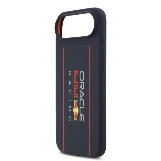 Husa Red Bull Silicone Vertical Logo MagSafe pentru iPhone Air, Bleumarin Husa Red Bull Silicone Vertical Logo MagSafe pentru iPhone Air, Bleumarin (Bakr, RBHMP17M24SIOLRV) by www.silkase.ro