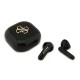 Căști Wireless TWS Guess 4G Metal Logo, Negre (Bakr, GUTWSJ7HE4GK) by www.silkase.ro