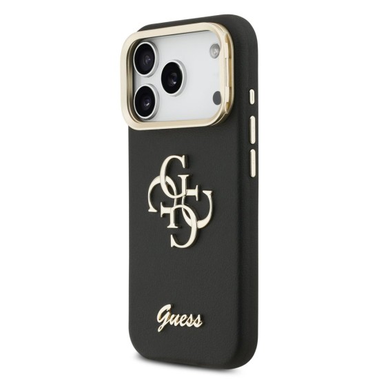 Husa Guess PU Grained 4G Logo Stand Camera Frame pentru iPhone 17 Pro, Neagra Husa Guess PU Grained 4G Logo Stand Camera Frame pentru iPhone 17 Pro, Neagra (Bakr, GUHCP17LPCS4GSK) by www.silkase.ro