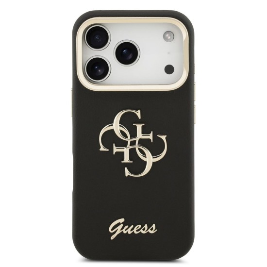 Husa Guess PU Grained 4G Logo Stand Camera Frame pentru iPhone 17 Pro, Neagra Husa Guess PU Grained 4G Logo Stand Camera Frame pentru iPhone 17 Pro, Neagra (Bakr, GUHCP17LPCS4GSK) by www.silkase.ro
