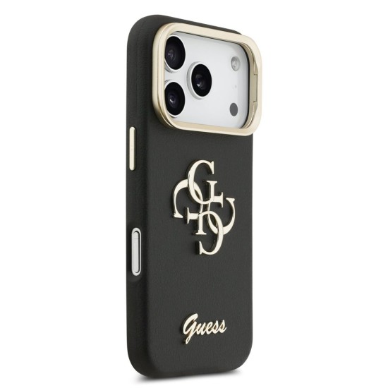 Husa Guess PU Grained 4G Logo Stand Camera Frame pentru iPhone 17 Pro, Neagra Husa Guess PU Grained 4G Logo Stand Camera Frame pentru iPhone 17 Pro, Neagra (Bakr, GUHCP17LPCS4GSK) by www.silkase.ro