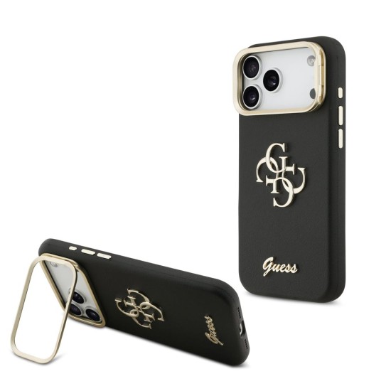 Husa Guess PU Grained 4G Logo Stand Camera Frame pentru iPhone 17 Pro Max, Neagra Husa Guess PU Grained 4G Logo Stand Camera Frame pentru iPhone 17 Pro Max, Neagra (Bakr, GUHCP17XPCS4GSK) by www.silkase.ro