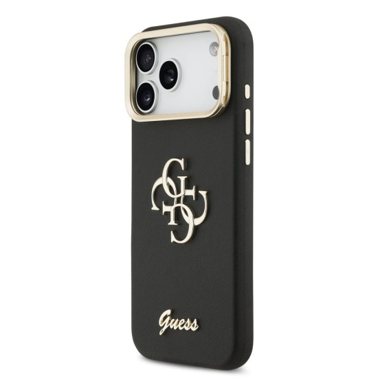 Husa Guess PU Grained 4G Logo Stand Camera Frame pentru iPhone 17 Pro Max, Neagra Husa Guess PU Grained 4G Logo Stand Camera Frame pentru iPhone 17 Pro Max, Neagra (Bakr, GUHCP17XPCS4GSK) by www.silkase.ro